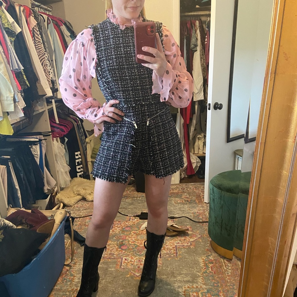 Zara Tweed Romper